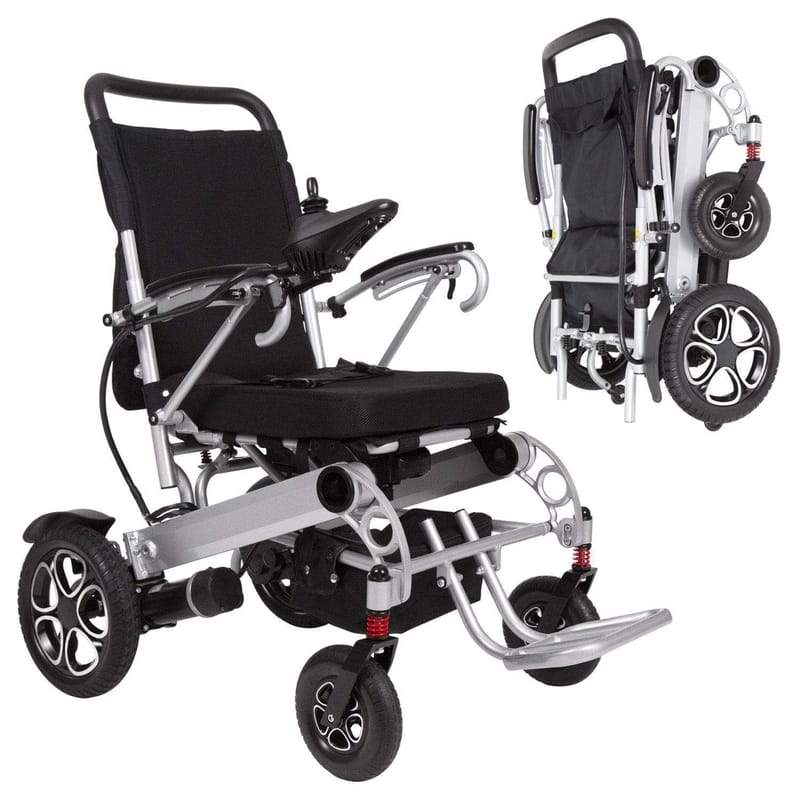Power Wheelchair - Foldable Long Range Transport Aid-Vitality Mobility