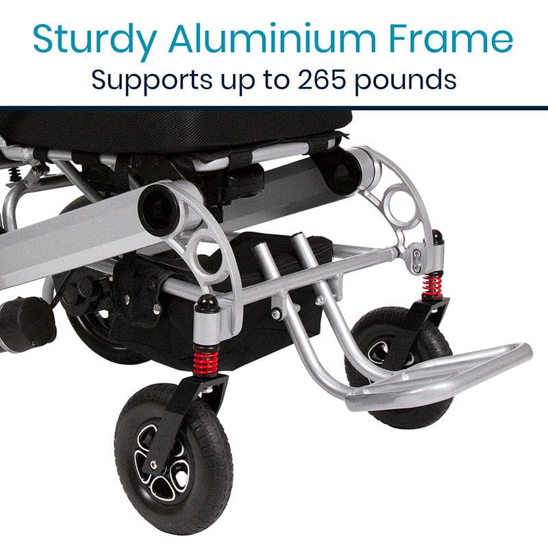 Power Wheelchair - Foldable Long Range Transport Aid-Vitality Mobility