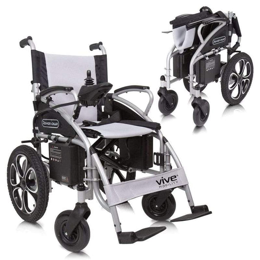 Compact Power Wheelchair - Foldable Long Range Transport Aid-Vitality Mobility