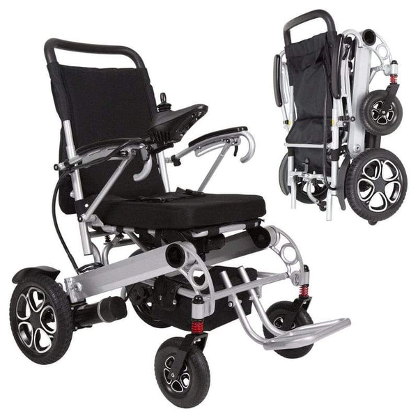 Power Wheelchair - Foldable Long Range Transport Aid-Vitality Mobility